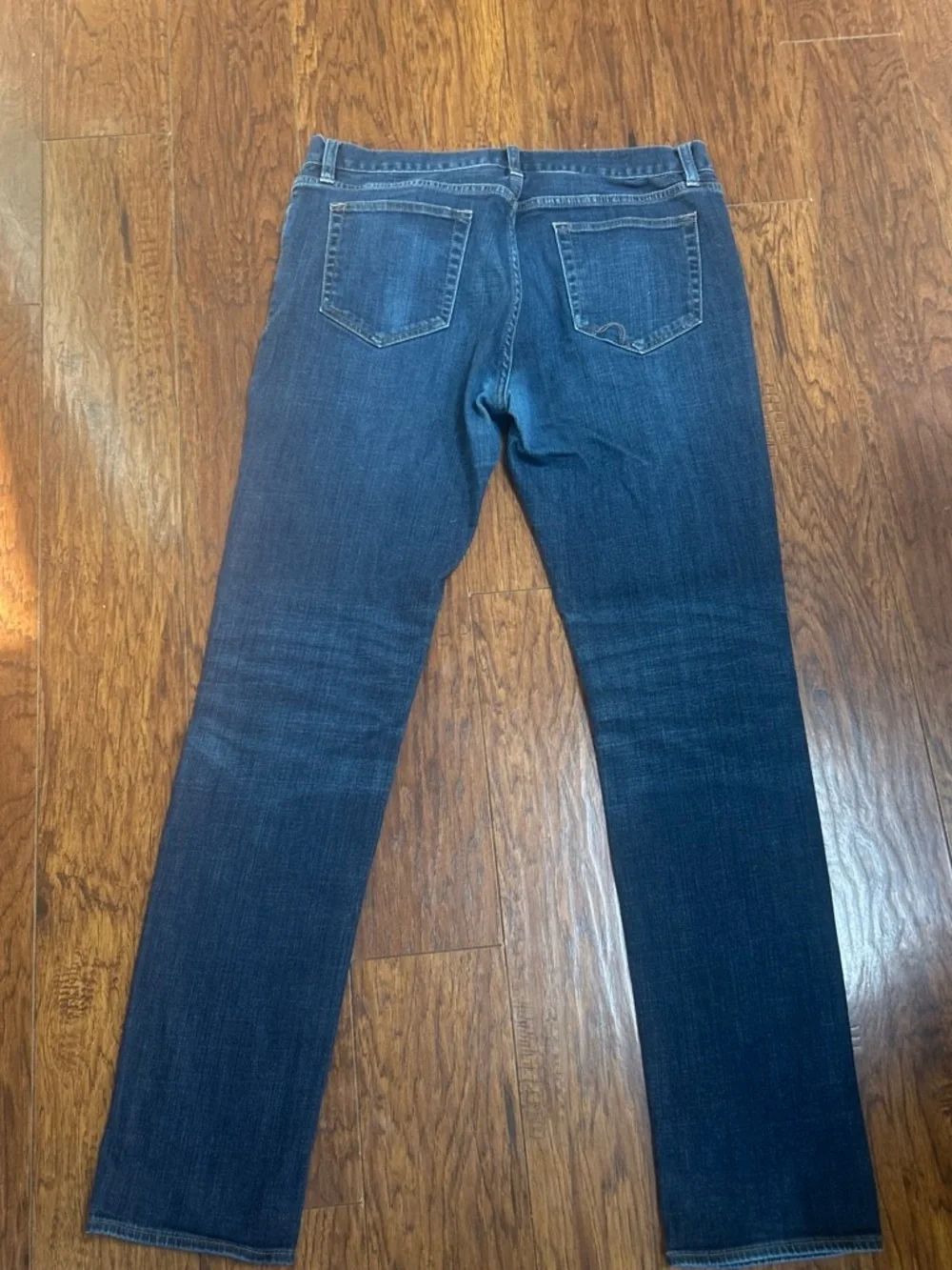 J. Crew Men's Straight Jeans  0181 Stitching missing back pocket see pic 8 34x34
